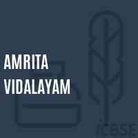 Amrita Vidalayam School Logo