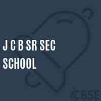 J C B Sr Sec School Logo