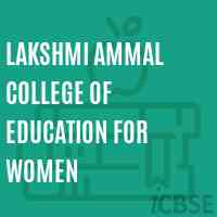 Lakshmi Ammal College of Education for Women Logo