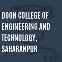 Doon College of Engineering and Technology, Saharanpur Logo