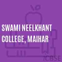 Swami Neelkhant College, Maihar Logo