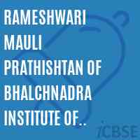 Rameshwari Mauli Prathishtan of Bhalchnadra Institute of Pharmacy Pune Logo