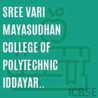 Sree Vari Mayasudhan College of Polytechnic Iddayar Kudiiruppu, Ramanathapuram Logo