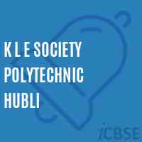 K L E Society Polytechnic Hubli College Logo