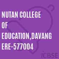 Nutan College of Education,Davangere-577004 Logo