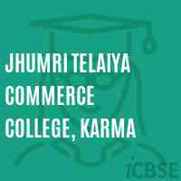Jhumri Telaiya Commerce College, Karma Logo