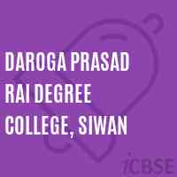 Daroga Prasad Rai Degree College, Siwan Logo