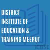 District Institute of Education & Training Meerut Logo