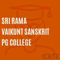 Sri Rama Vaikunt Sanskrit PG College Logo