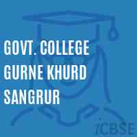 Govt. College Gurne Khurd Sangrur Logo