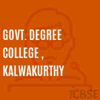 Govt. Degree College , Kalwakurthy Logo