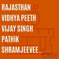 Rajasthan Vidhya Peeth Vijay Singh Pathik shramjeevee College of Management Logo