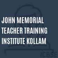 John Memorial Teacher Training Institute Kollam Logo