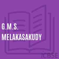 G.M.S. Melakasakudy Middle School Logo