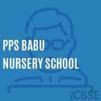 Pps Babu Nursery School Logo