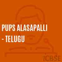 Pups Alasapalli - Telugu Primary School Logo