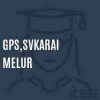 Gps,Svkarai Melur Primary School Logo