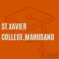 St.Xavier College,Mahudand Logo