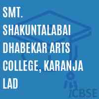 Smt. Shakuntalabai Dhabekar Arts College, Karanja Lad Logo