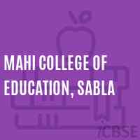 Mahi College of Education, Sabla Logo
