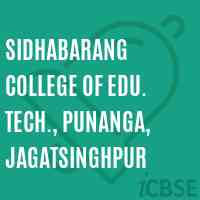Sidhabarang College of Edu. Tech., Punanga, Jagatsinghpur Logo