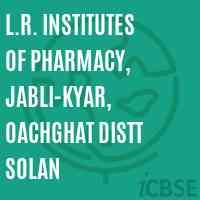 L.R. Institutes of Pharmacy, Jabli-Kyar, Oachghat Distt Solan Logo