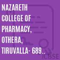Nazareth College of Pharmacy, Othera, Tiruvalla- 689 546 Logo