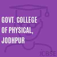 Govt. College of Physical, Jodhpur Logo