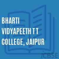 Bharti Vidyapeeth T T College, Jaipur Logo