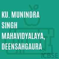 Ku. Munindra Singh Mahavidyalaya, Deensahgaura College Logo