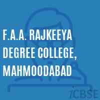 F.A.A. Rajkeeya Degree College, Mahmoodabad Logo
