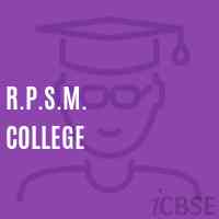 R.P.S.M. College Logo