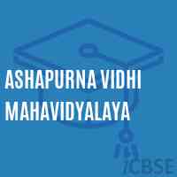 Ashapurna Vidhi Mahavidyalaya College Logo
