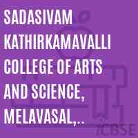 Sadasivam Kathirkamavalli College of Arts and Science, Melavasal, Mannargudi, Thiruvarur District Logo