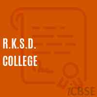 R.K.S.D. College Logo