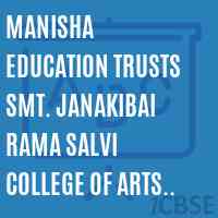 Manisha Education Trusts Smt. Janakibai Rama Salvi College of Arts Commerce & Science Manisha Nagar Kalwa Dist Thane 400 605 Logo