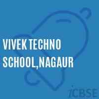Vivek Techno School,Nagaur Logo