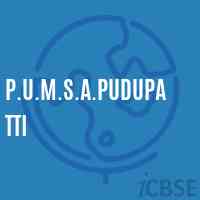 P.U.M.S.A.Pudupatti Middle School Logo