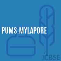 Pums.Mylapore Middle School Logo