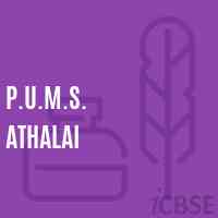P.U.M.S. Athalai Middle School Logo