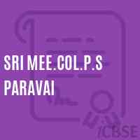 Sri Mee.Col.P.S Paravai Primary School Logo