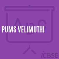 Pums Velimuthi Middle School Logo