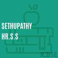 Sethupathy Hr.S.S High School Logo