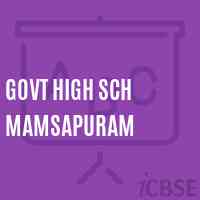 Govt High Sch Mamsapuram Secondary School Logo