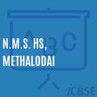 N.M.S. Hs, Methalodai Secondary School Logo