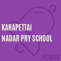 Karapettai Nadar Pry School Logo