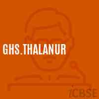 Ghs.Thalanur Secondary School Logo