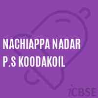 Nachiappa Nadar P.S Koodakoil Primary School Logo