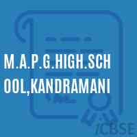 M.A.P.G.High.School,Kandramani Logo