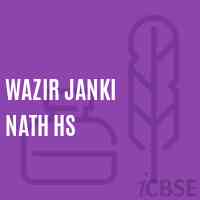 Wazir Janki Nath Hs Senior Secondary School Logo